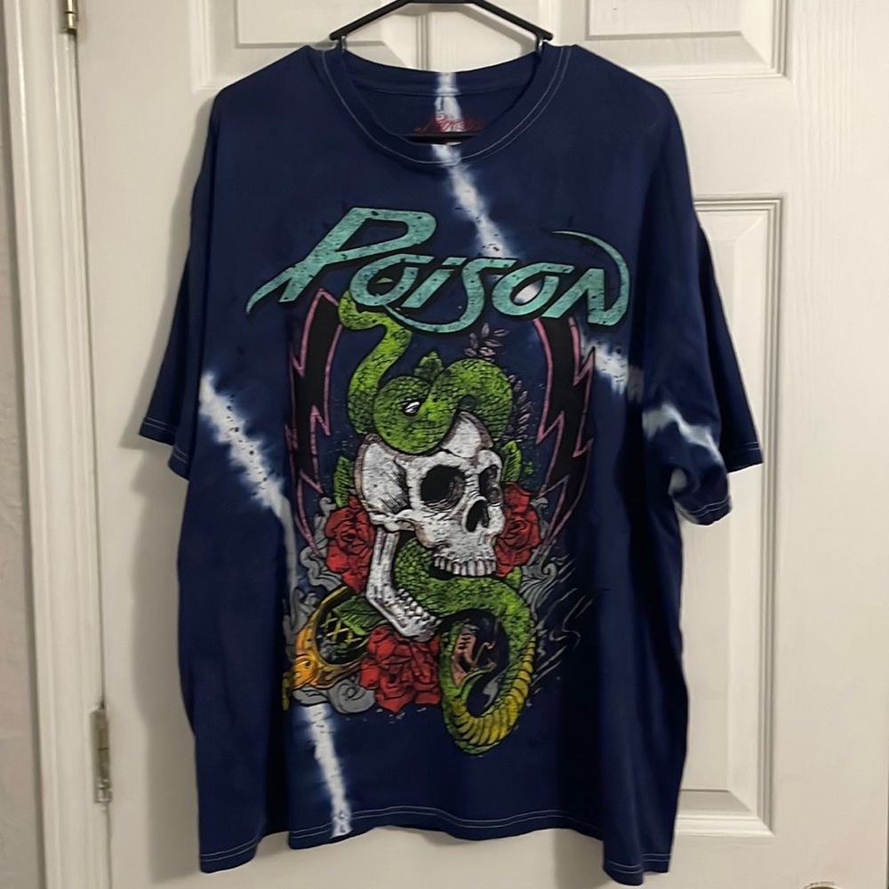 Oversized Band Tee- Poison